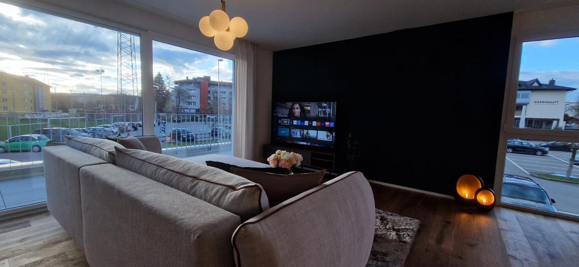 Visionary Hospitality Rothenburg, Lucerne - Premium Apartments With Free Parking, Washer, Kitchen, Terrace, 15' City Bagian luar foto